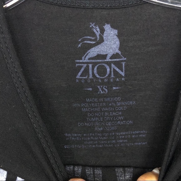 Bob Marley black tee XS - Picture 3 of 4